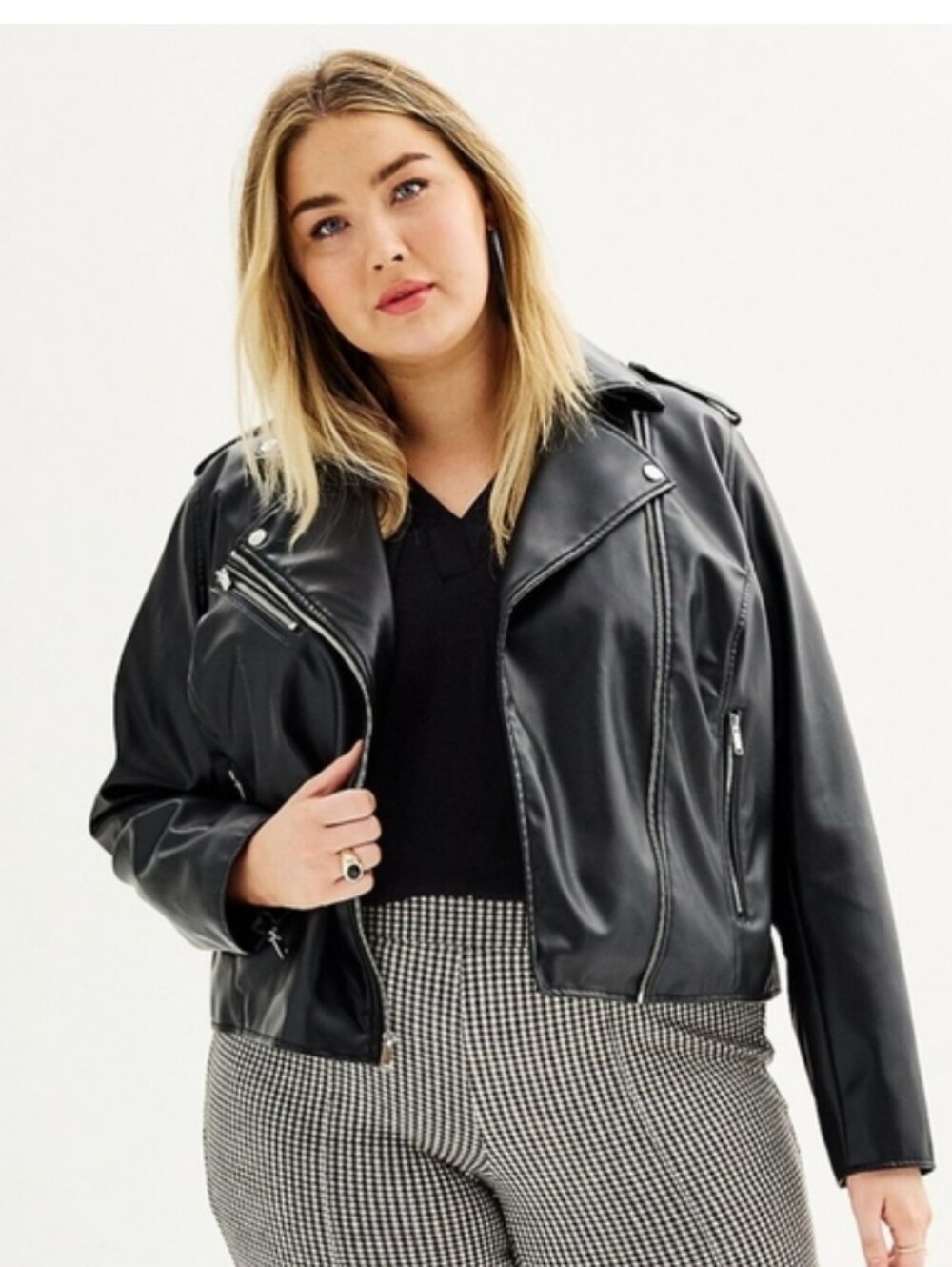 Nine West Faux Leather Jacket | Size 0X - NWT